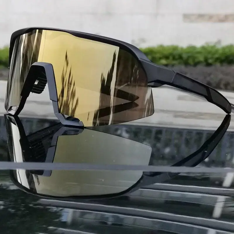 New Outdoor Sports Cycling Glasses photochormism Mountain Bike Cycling Goggles TR90 Peter Men Cycling Sunglasses UV400 3 lens