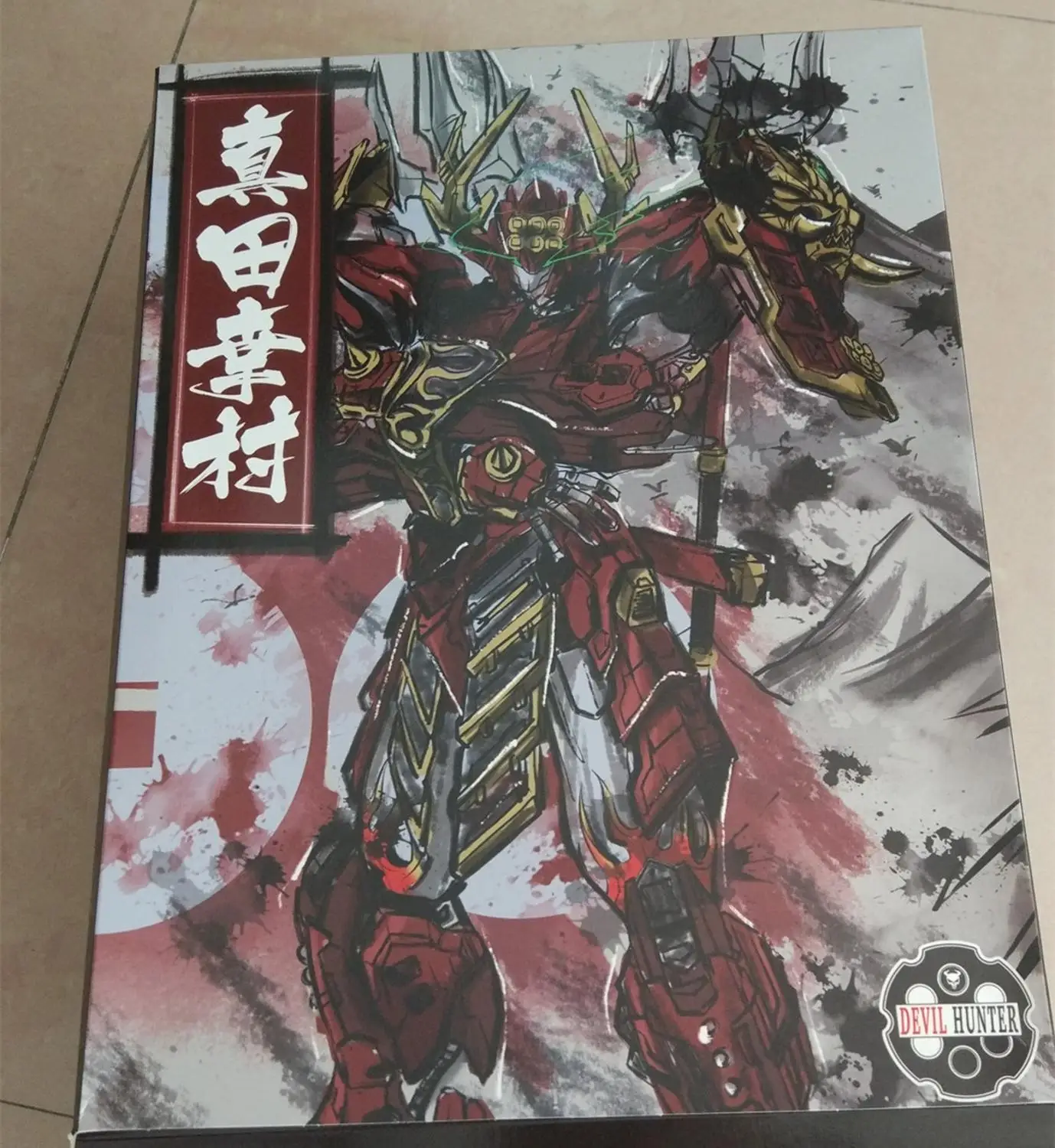 Sanada Yukimura Devil Hunter металлическая Готовая модель Samurai DH01 Date Masamune DH02 Sanada Yukimura 10 дюймов фигурка ND050 - Цвет: Sanada Yukimura
