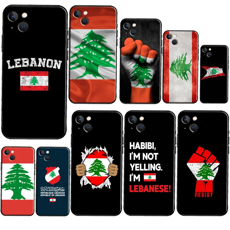 Чехол для телефона с ливанским флагом iPhone 13 Pro 11 12 Max XS 6S 7 8 Plus XR X SE2 Mini | Мобильные