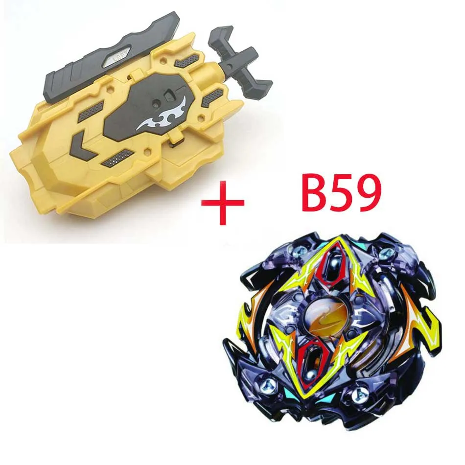 Beyblade Burst B110 CHO-Z VALKYRIE. Z. Ev с левым и правым двухсторонним пусковым устройством, металлический усилитель, Топ стартер, гироскоп, спиннинговая игрушка для боя - Color: B59
