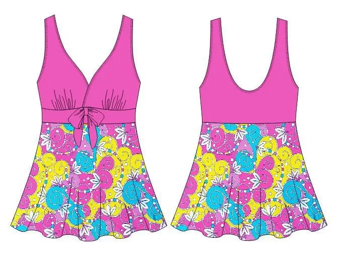

WOMEN'S Swimsuit One-piece Swimming Suit Bikini Bathing Suit Swimwear Plus-sized Bathing Suit Large Size Bathing Suit Wholesale