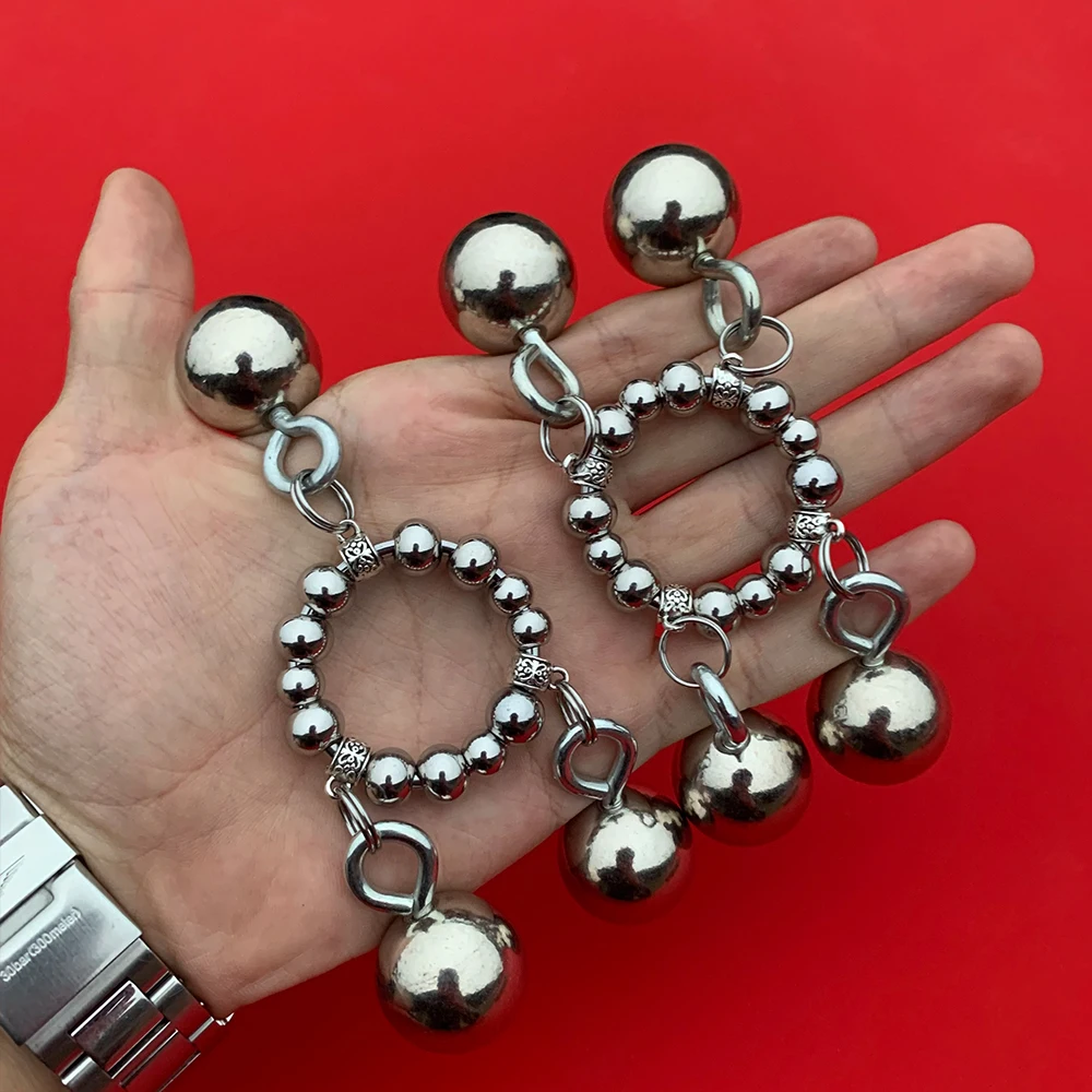 New Arrival Penis Ring With Beads Penis Enlargement Gravity Physical Rings Penis Extender Device Sex Cock Ring Stretcher Gay Men