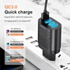 USLION EU/US Plug USB Charger 3A Quik Charge 3.0 Mobile Phone Charger For iPhone 11 Samsung Xiaomi 4 Port 48W Fast Wall Chargers ► Photo 3/6