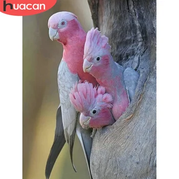 

HUACAN 5d DIY Diamond Painting Full Square/Round Parrot Diamond Embroidery Mosaic Sale Animal Decor For Home