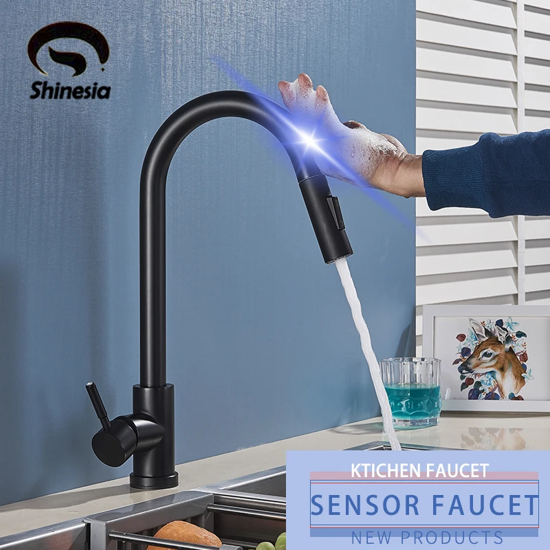 Sensor Kitchen Faucets Smart Touch | Black Kitchen Faucet Sensitive - Kitchen -