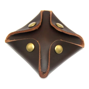 

Men Coin Purse Buckle Portable Casual Artificial Leather Vintage Solid Mini Handbag Fashion Pockets Durable Gift