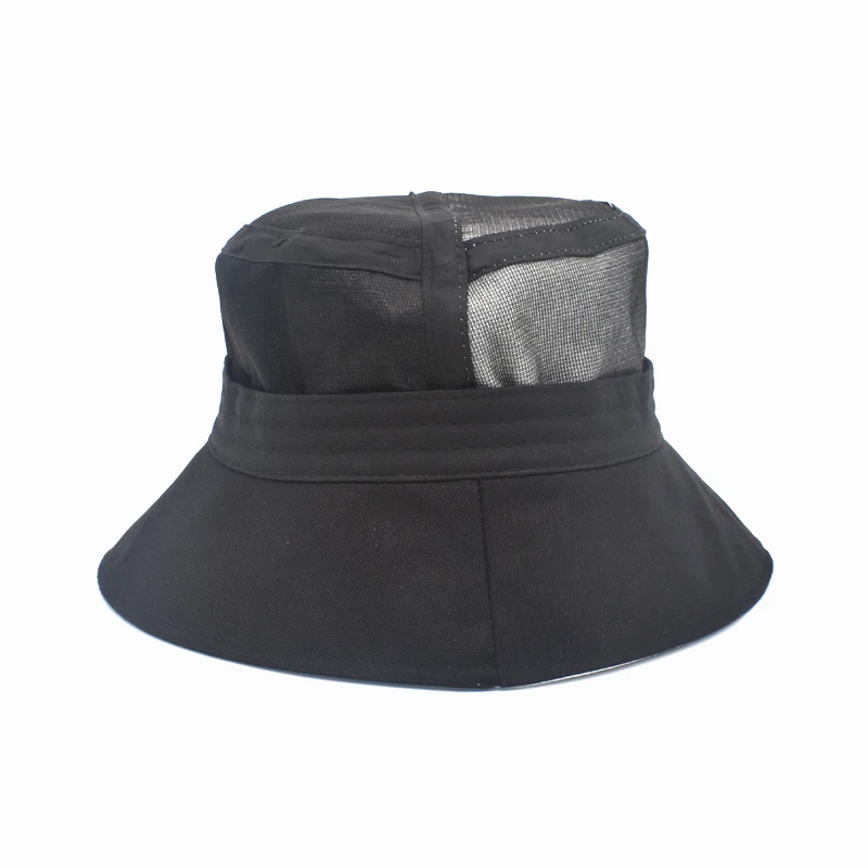FUODRAO New Japanese Bucket Hats For Women Harajuku Fisherman Hat Men Black And White Patchwork Hip Hop Cap M109