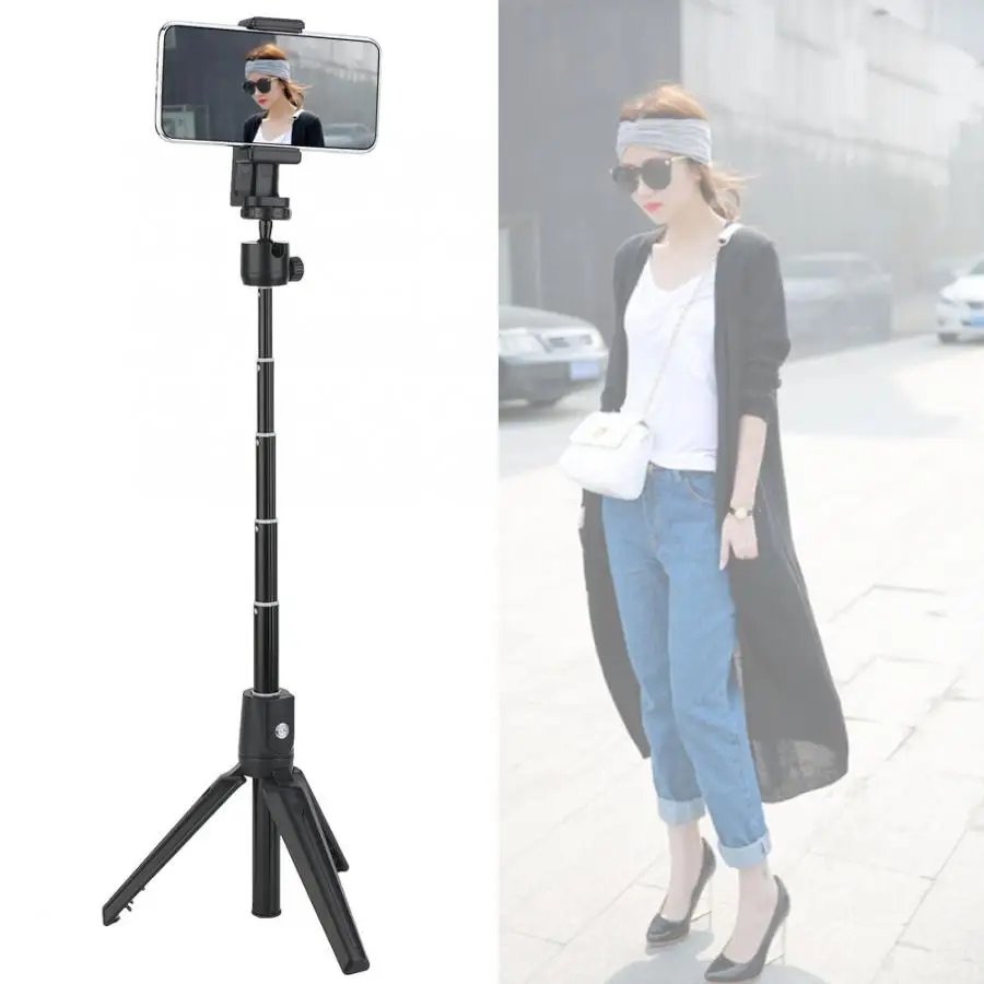 Monopod 2 In 1 Selfie Stick Tripod Stand with Remote Control for Android for IOS Mobile Phone Perche Selfie Stick Tripod