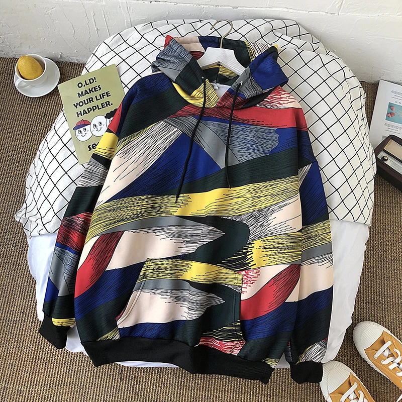 

2020 New Graffiti Men Hoodies Sweatshirts Streetwear Hip Hop Hoodie Sweatshirt Men Fashion Hooded Sweatshirts Tops M-2XL