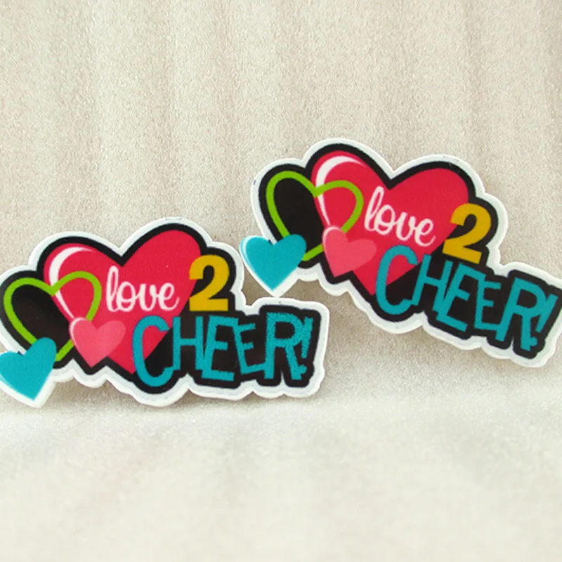 David accessories 25 шт./лот с надписью «Love» из смолы DIY чехол для лука плоское украшение из смолы материалы ручной работы, украшение дома, 25Yc1911