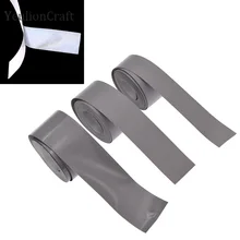 Chzimade 1,5/2/2 5CM calor transferido cinta reflectante Etiqueta de ropa de hierro en la bolsa de artesanías hechas a mano Diy