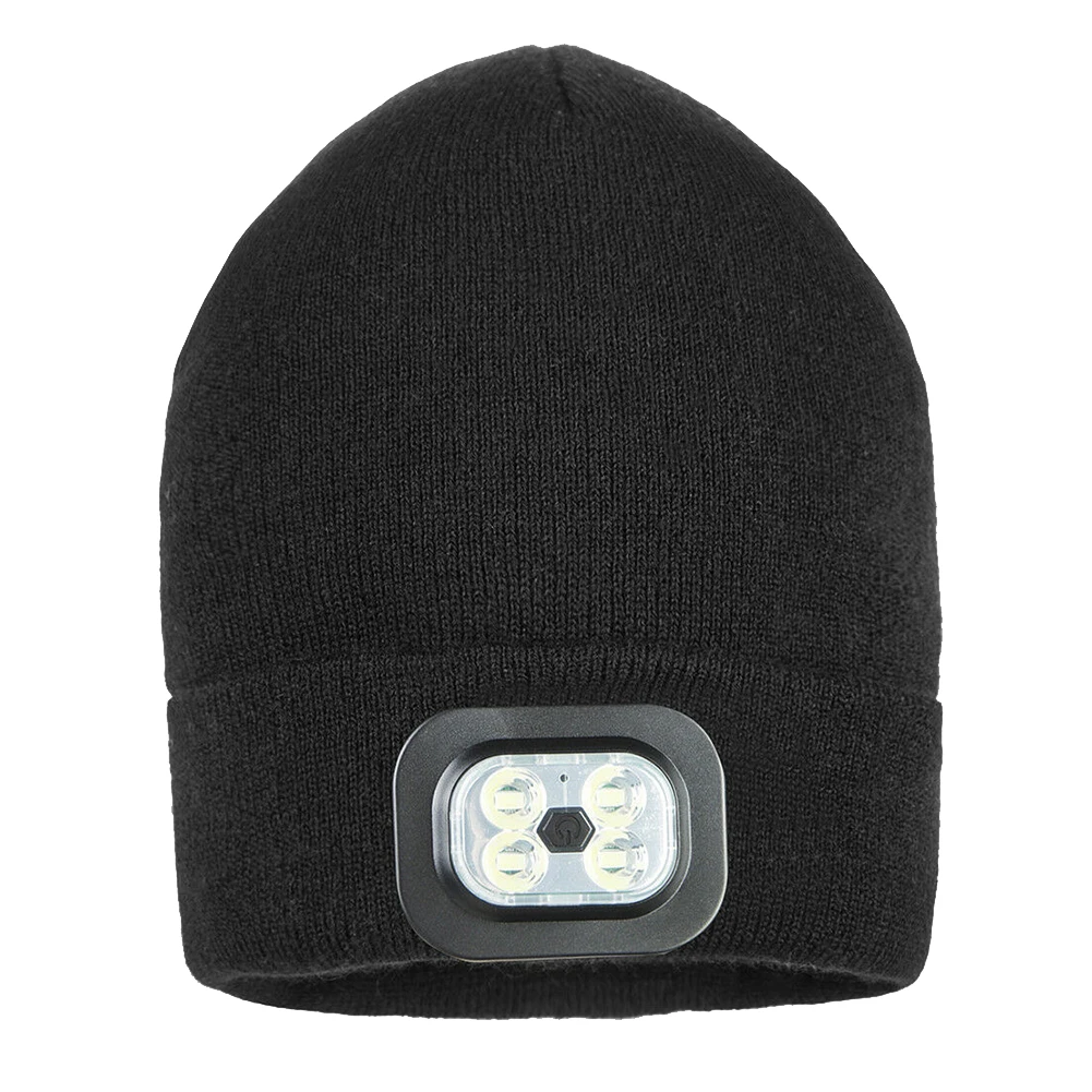 Унисекс, зимний музыкальный Bluetooth светодиодный головной убор с микрофоном, умная теплая шапочка, моющаяся шапка, стерео динамик, подарки для бега, беспроводная гарнитура