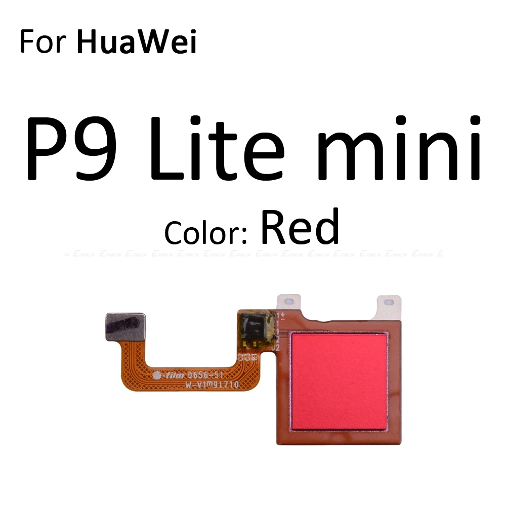 Датчик отпечатков пальцев Главная Кнопка для Huawei P9 Plus P8 Lite Mini Touch ID Кнопка возврата меню разъем гибкий кабель лента