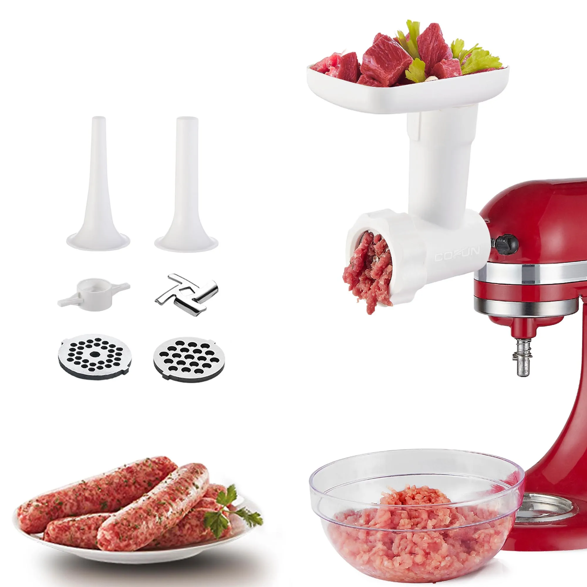 https://ae01.alicdn.com/kf/He58a0925973b4328b16baa8e2def21e9k/COOLCOOK-high-quality-food-meat-grinder-accessory-for-Kitchenaid-stand-mixer-including-sausage-filling-tube-kit.jpg
