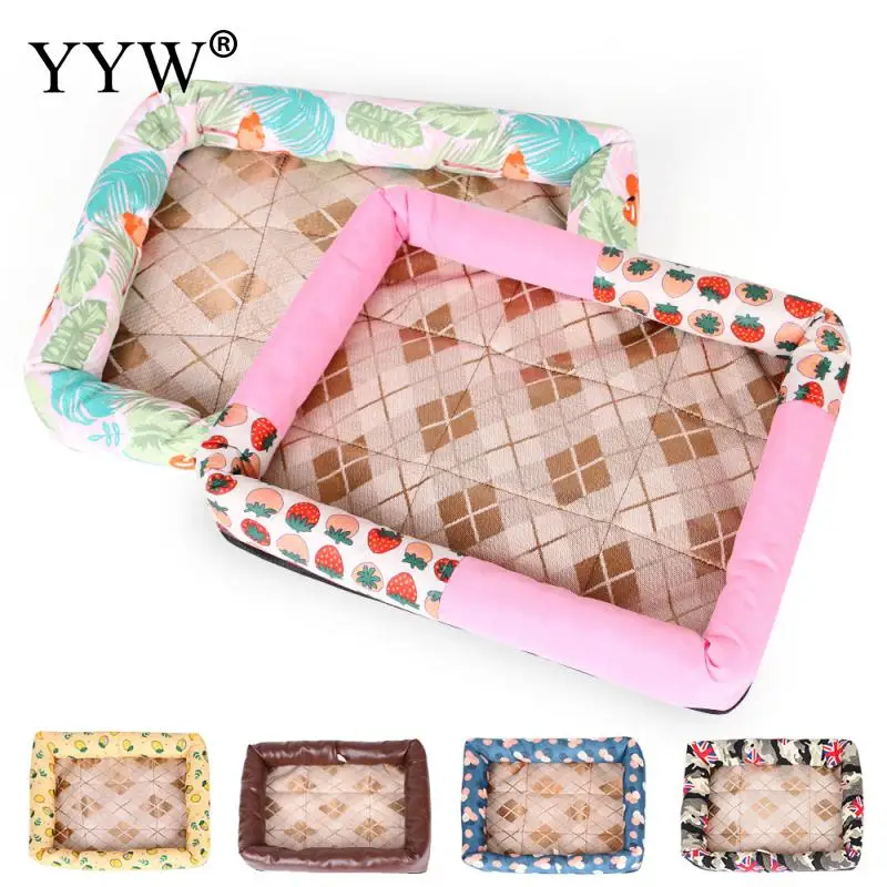 buy Pp Cotton Pet Bed Cat Dogs Bed For Small Medium Dogs Cats Pet House Waterproof Bottom Soft Warm Cat Bed Sofa House Printed