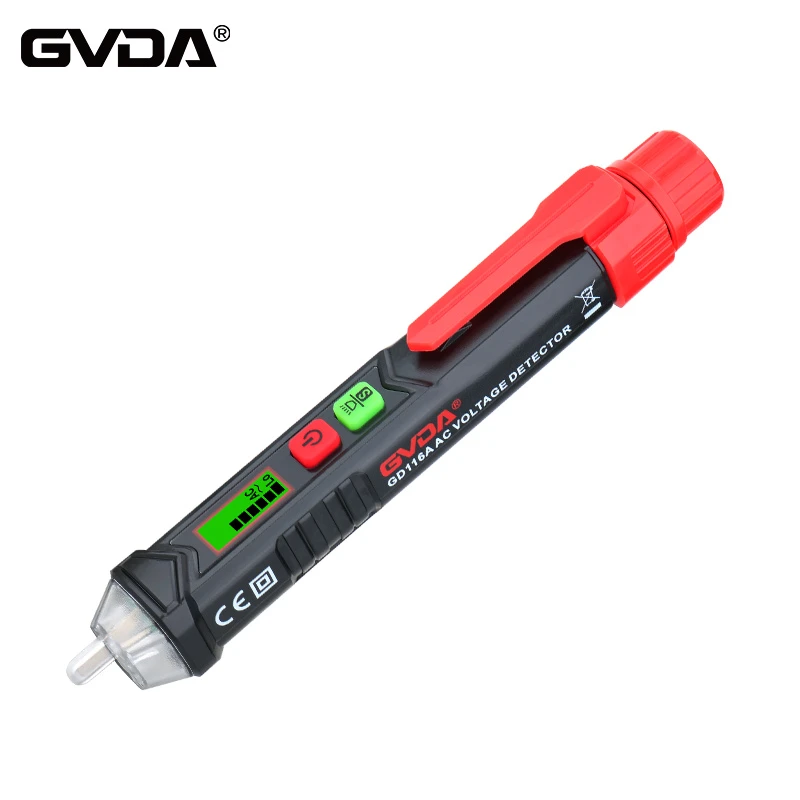 GVDA Intelligent Non contact Alarm AC voltage detector meter Smart Tester  Pen 12 1000V Current Electric Sensor Test Pencil|Voltage Meters| -  AliExpress