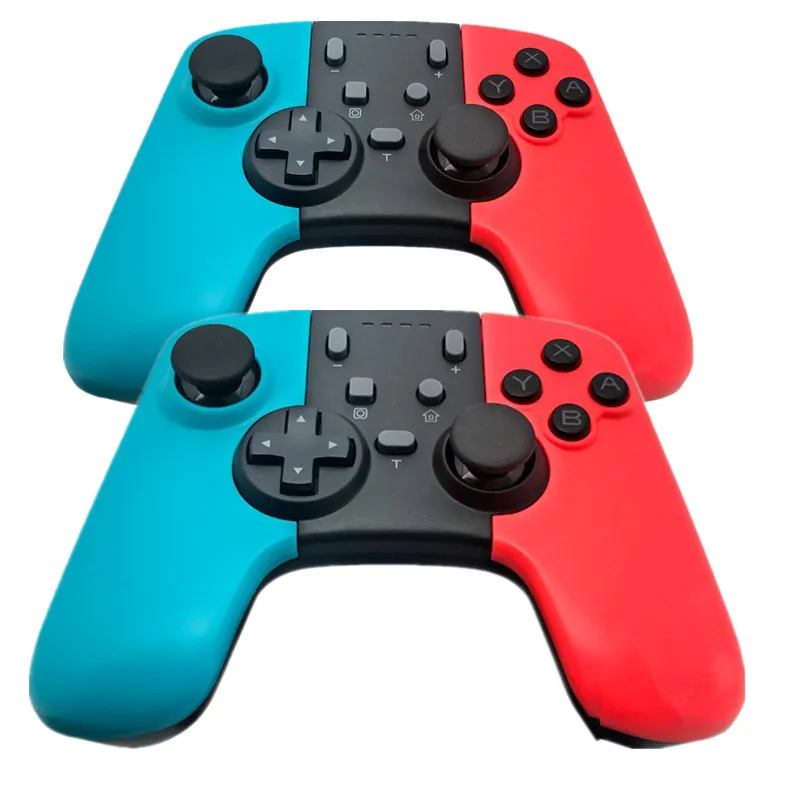 2 PCS gamepad Bluetooth беспроводной Профессиональный джойстик Джойстик для консольный переключатель Nintendo игровой контроллер для ПК геймпад джойстик - Цвет: 2 PCS gamepad