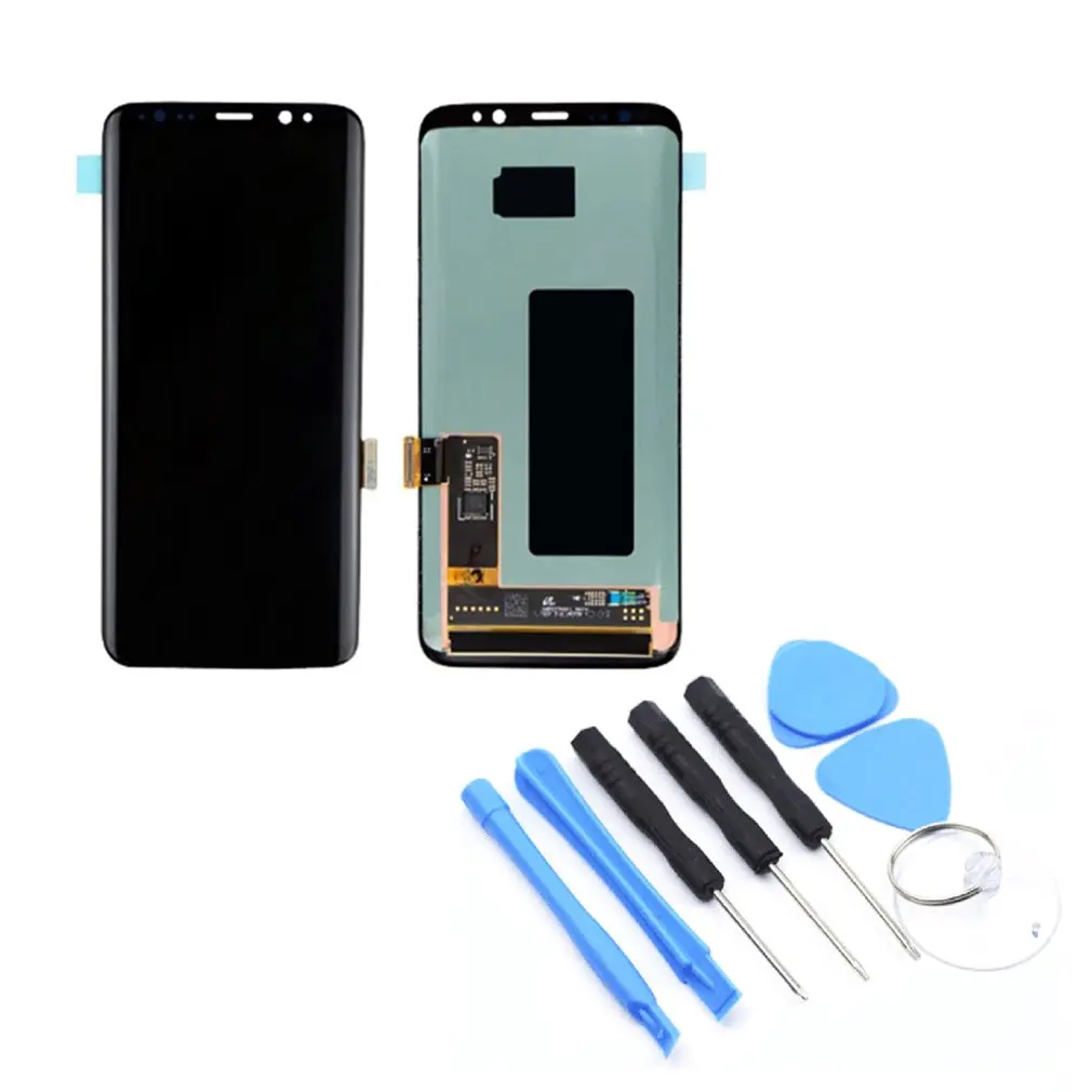

LCD Display Touch Screen Digitizer Assembly without Frame Mobile Phone Replacement Parts For Samsung S8 G950F/G950AVTP