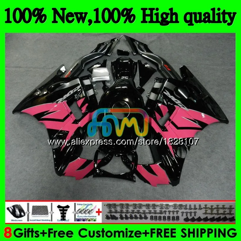 Kit Pink black+Tank For HONDA CBR600FS CBR 600F3 95 96 97 98 3BS.107 CBR 600 FS CBR600 F3 CBR600F3 1995 1996 1997 1998 Fairing