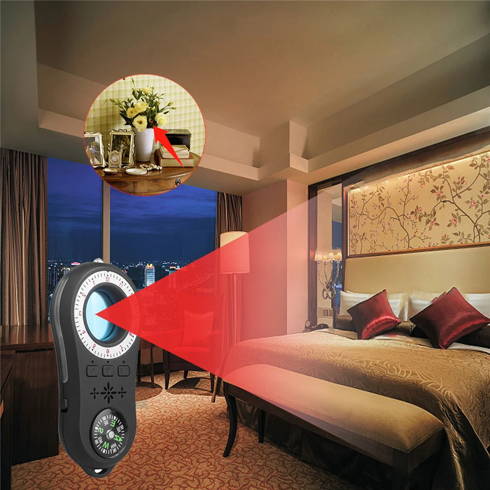 Wireless Hidden Camera Detector Infrared Camera Detector Hotel Anti-surveillance Anti-sneak Shooting Anti-eavesdropping Artifact - Famidy.com