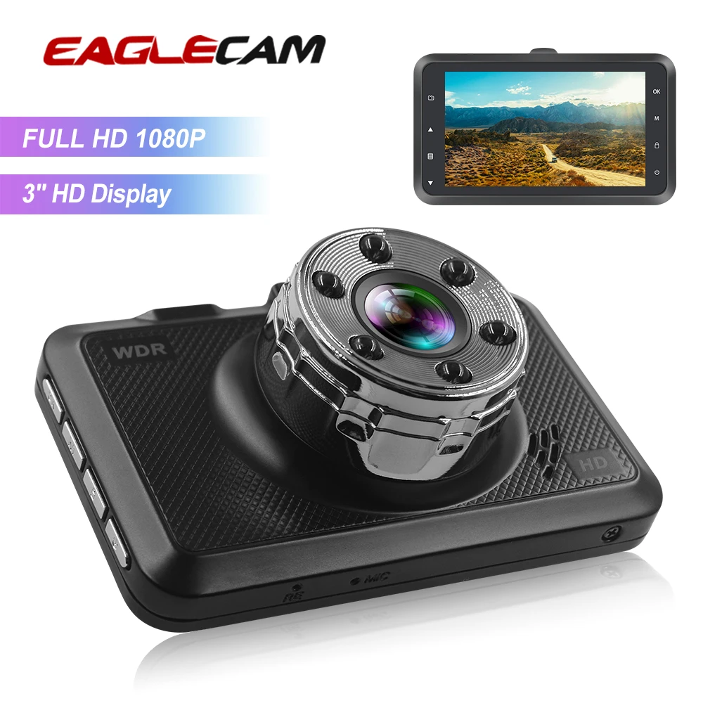 Автомобильный видеорегистратор s 3,0 ''Full HD 1080 P, автомобильная dvr камера, видеорегистратор с камерой заднего вида, Автомобильный регистратор