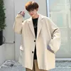 Blazers Men Leisure British-style Trendy Loose All-match Simple Korean Suit-tops Male Single-breasted Retro Daily Ins Streetwear ► Photo 2/6