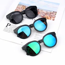 Детские аксессуары, детские солнцезащитные очки для мальчиков и девочек, яркие линзы, защита UV400, стильная детская оправа, внешний вид