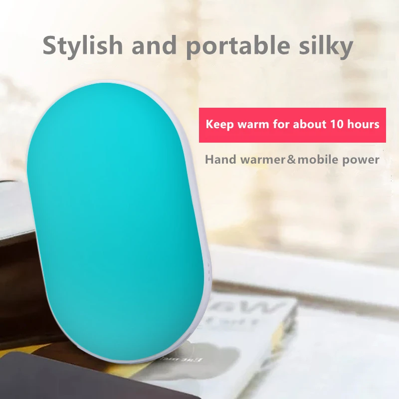 

USB Hand Warmer Charged 7800 mAh Travel Dual USB Power Output Mobile Power Pocket Hand Warmer