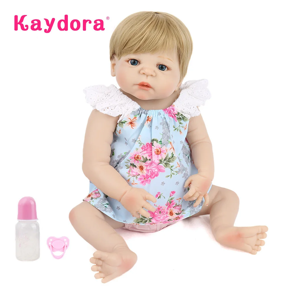 Kaydora 22 дюймов ручной работы boneca reborn Baby dolls lol Новорожденный bebe Реалистичная Menina