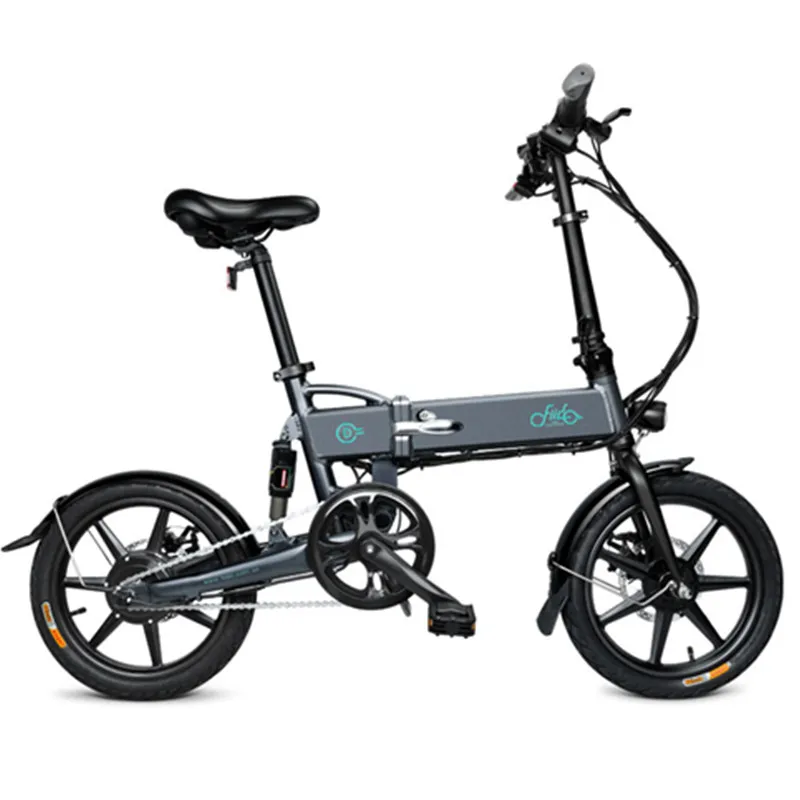 Top 16 Inch Fiido D2 Adult Electric Bicycle 2 Wheels Electric Bicycle Mini 250W Folding Portable Electric Bike 2
