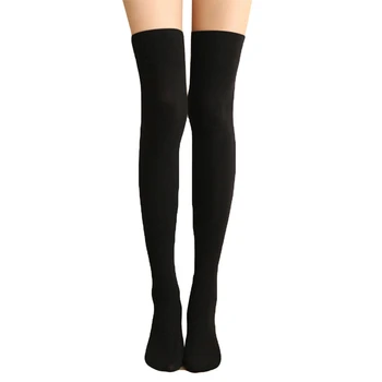 

1Pair Fashion Women Cute Style Stockings Warm Thigh High Over Knee Long Cotton Stockings High Tube Bottoming