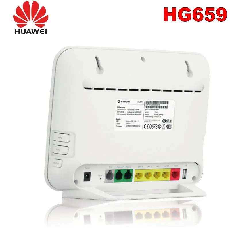 Лот из 10 шт. huawei HG659 домашний шлюз ADSL/VDSL модем маршрутизатор