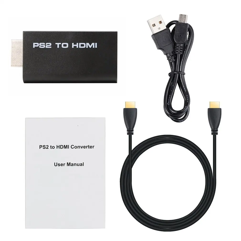 

PS2 to HDMI converter PS2 color difference HDMIPS2 game console to HDMI TV high please video conversion