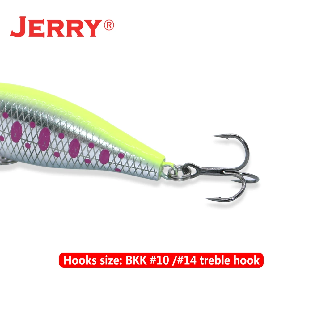 Jerry Ultralight Spinning Fishing Lures Kit Slow Sinking Hard Bait Set Plug  Crank Tight Wobbling Bass Pike Trout Perch Baits