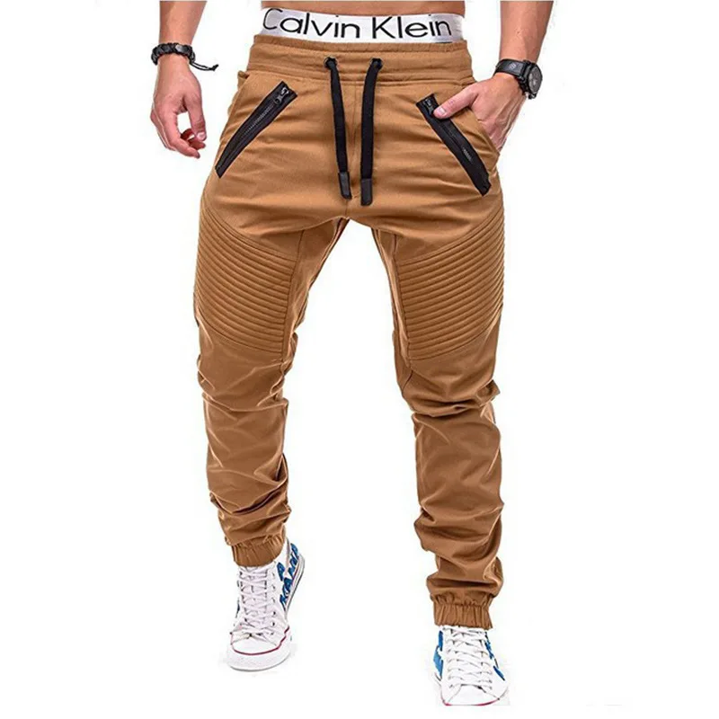 Herfst Mannen Broek 2021 Multi-Pocket Harembroek Hip Pop Streetwear Casual Mode Cargo Broek Jogger Mannen Kleding Slanke broek black cargos Cargo Pants