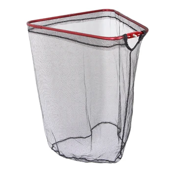 

Foldable Triangle Fishing Net Aluminium Alloy Ring Strong Nylon Black Fishing Landing Net Head fishing network