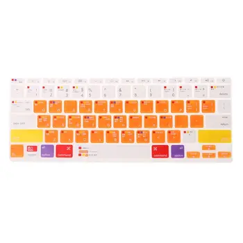

Common Colorful Silicone Keyboard Skin Cover Sticker for 11\" MacBook Notebook Laptop Computer Protective Film 72XB