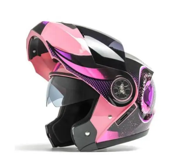 Motorcycle helmet male electric car locomotive female fog half cover helmet four seasons double lens