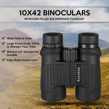

Eyeskey 8x42 BaK4 Prism Binoculars Waterproof Fogproof Binoculars Telescope Travel Scope for Outdoor Hunting Camping Hiking