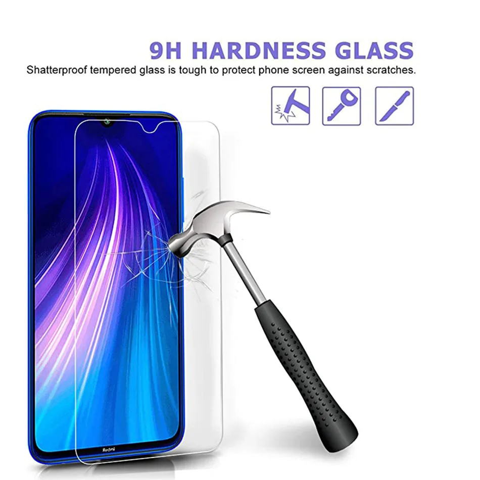 phone screen protectors 4PCS Full Protective Glass For Xiaomi Redmi Note 11 4G 11S 10 8 9s 9 Pro 10S Tempered Screen Protector For Redmi 9A 9C Glass glass cover mobile