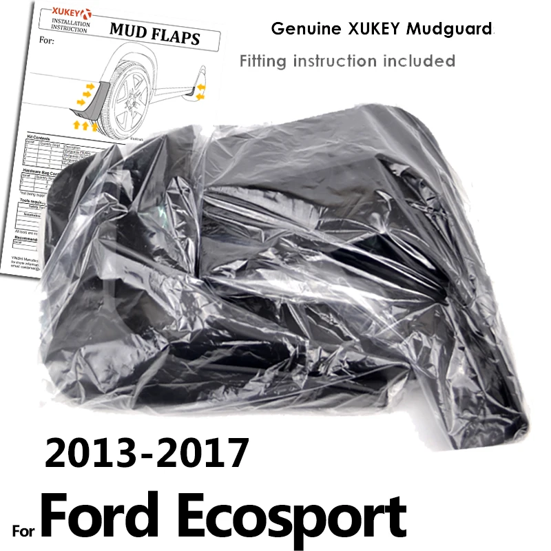 Комплект брызговиков Брызговики для Ford Ecosport Брызговики 2013- передние и задние брызговики крыло