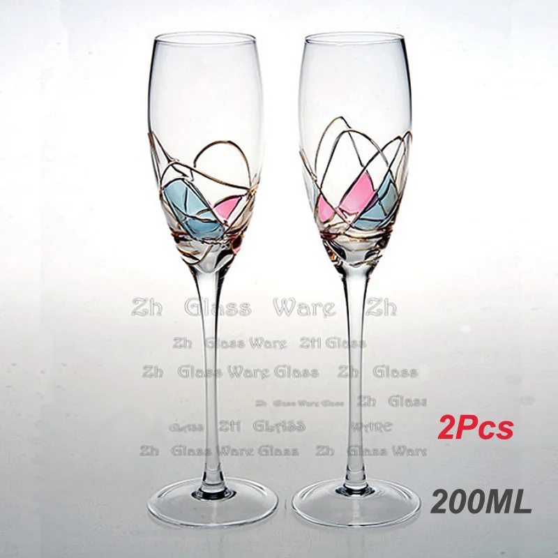 Высокое качество роскошные бессвинцовые хрустальные бокалы для шампанского прозрачная стеклянная чашка бокал для вечеринок пивное вино бокал Питьевая Посуда - Цвет: 50x250mm