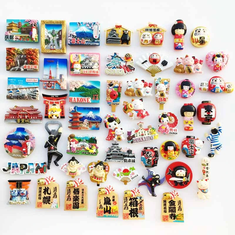 Asia Japan 3d Fridge Tourist Souvenir Decoration Articles