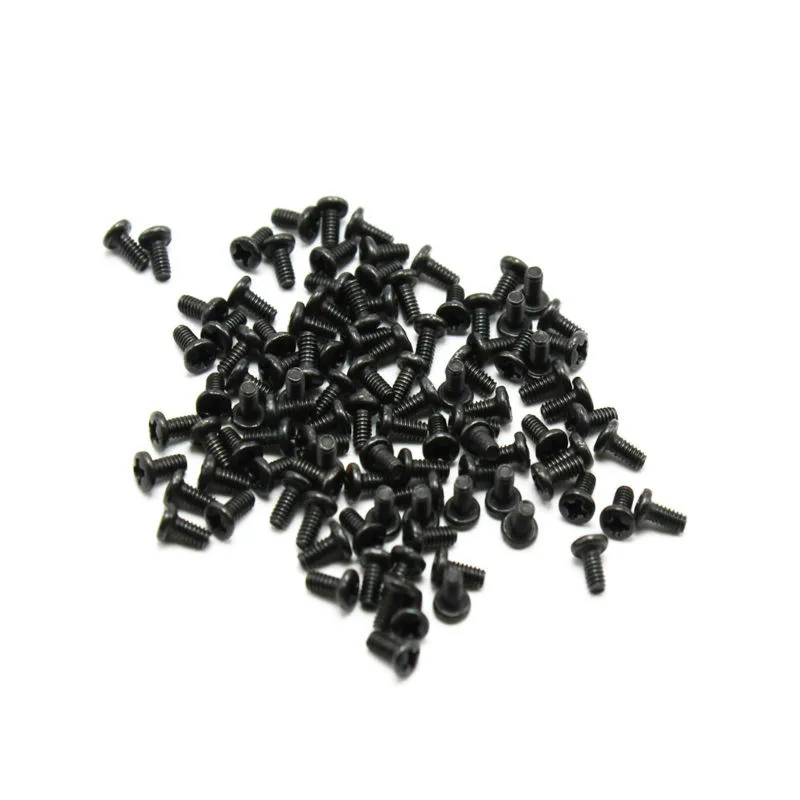 100 Uds M2x4mm de acero de 8mm tornillos de cabeza pernos tuercas cabeza hexagonal-tornillos de rosca sujetadores CCTV Cámara herramientas