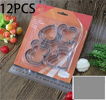 cookie cutter set B Рождественская рельефная скалка для выпечки печенья, печенье, фондан, пирог, тесто с гравировкой, ролик оленей, деревянная скалка для тиснения - Цвет: cookie cutter set B