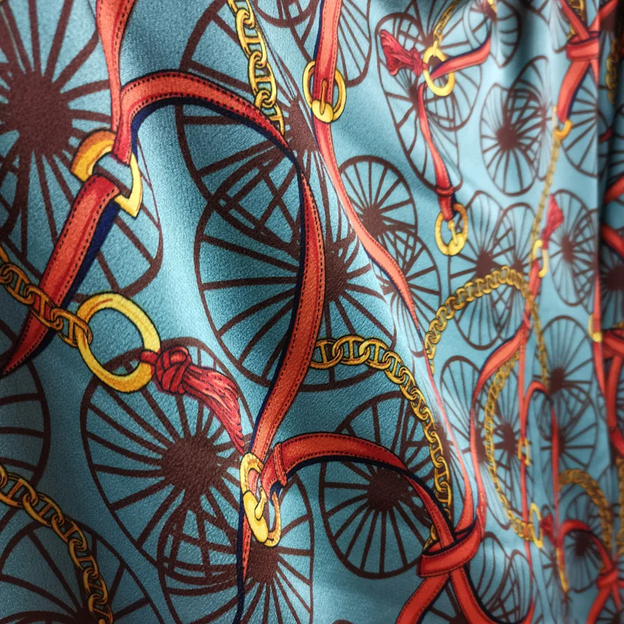 Этническое платье, атласная ткань для платья, креп-сатин, мягкий, сделай сам, шитье, материал для рукоделия, глянцевые пижамы, ткань для рукоделия