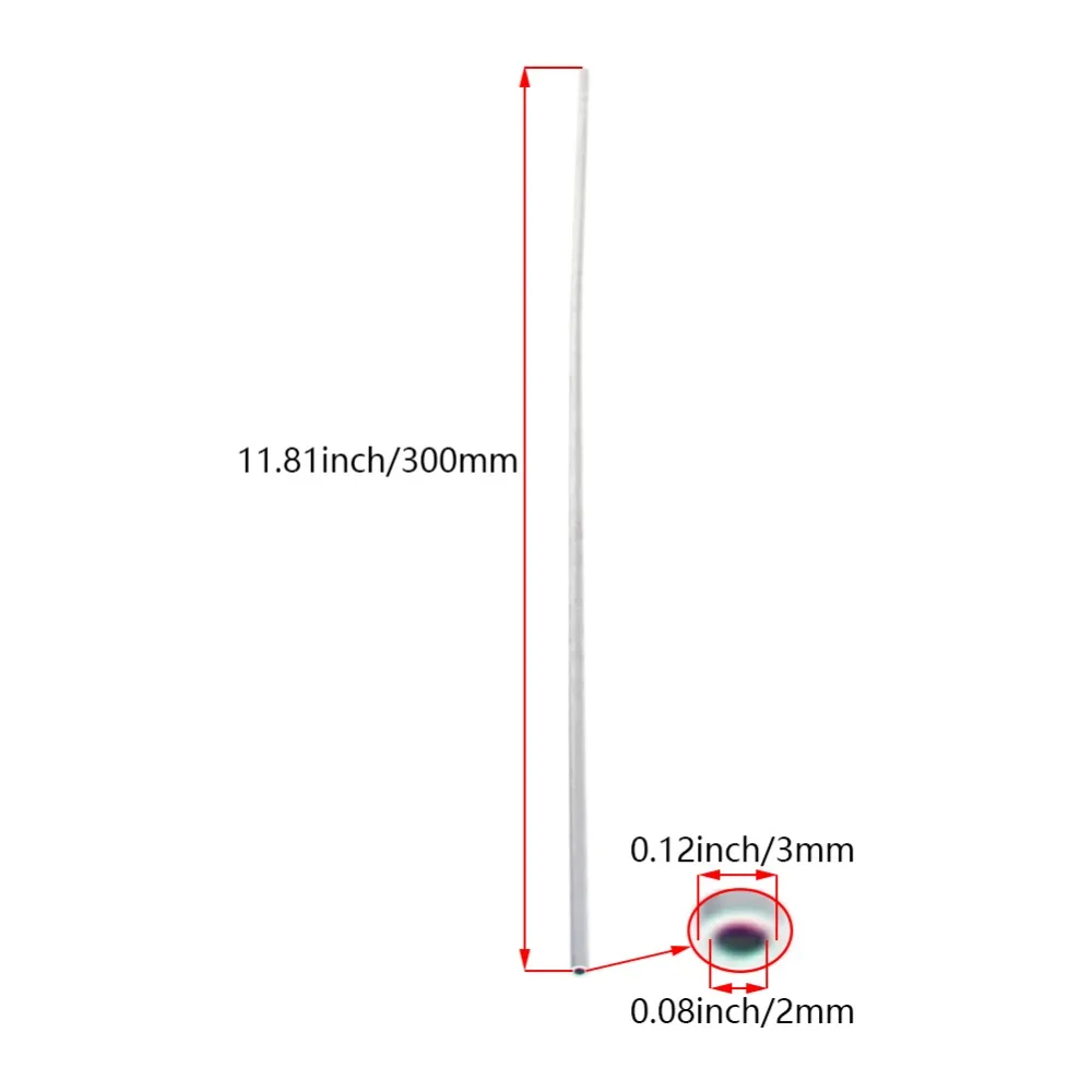 MroMax Top Quality Aluminum Tube 6063 Straight Joint Fitting 3*2/4*2/5*2/5*3/5*4mm Length 300mm 1/2/4pcs Pipe Fitting Facilities