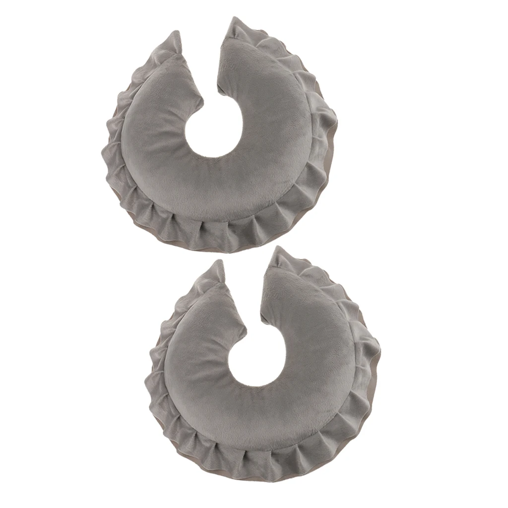 2Pcs Massage Face Cushion Pillow Headrest Perfect For Face Neck Head Rest Salon SPA Home Use