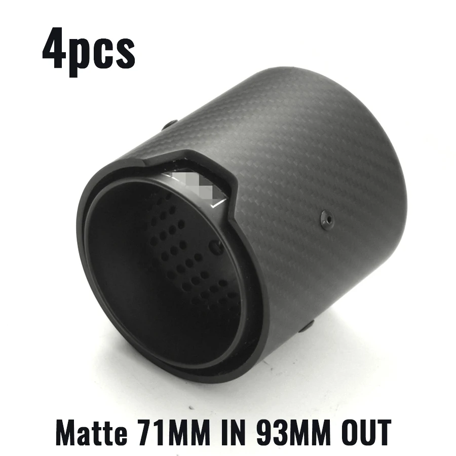 

Matte Real Carbon Fiber Exhaust tip Exhaust 0ipe For BMW M2 F87 M3 F80 M4 F82 F83 M5 F10 M6 F12 F13 X5M X6M