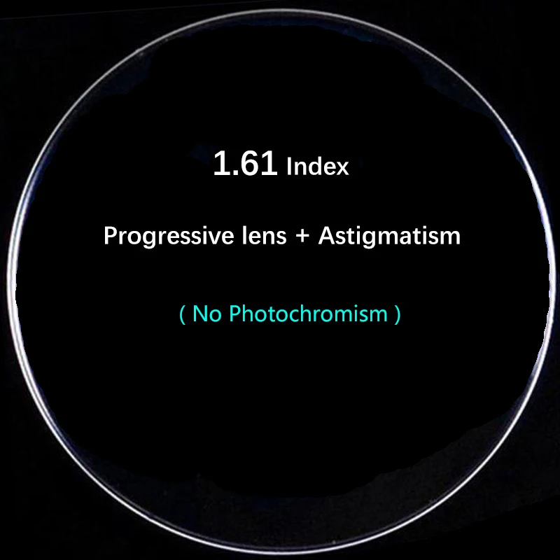 1.61 blue light G 1,56 1,61 1,67 прогрессивная фотохромная линза астигматизм анти голубой свет компьютерные очки женские мужские близорукость круглые очки - Цвет линз: 1.61 blue light G